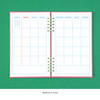 Monthly plan - Ardium Color pop 10 rings dateless monthly diary planner