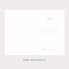Dear my mind - PAPERIAN Dear my mind dateless daily diary planner