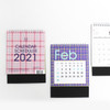 ICIEL 2021 New-tro check dated monthly desk calendar