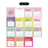 Front calendar - ICIEL 2021 New-tro check dated monthly desk calendar