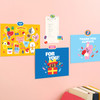 Usage example - BT21 Thank you card and envelope set