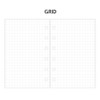 Grid - Wanna This Picnic check A7 6-ring dateless monthly planner