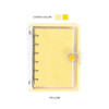 Yellow - Wanna This Picnic check A7 6-ring PVC binder