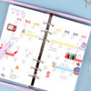 Monthly plan - Wanna This Picnic check A6 6-ring dateless monthly planner