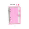 Pink - Monthly plan - Wanna This Picnic check A6 6-ring dateless monthly planner