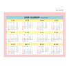 2021 Calendar - Design Comma-B 2021 Retro handy dated monthly desk scheduler