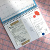Back - Design Comma-B 2021 Retro handy dated monthly desk scheduler
