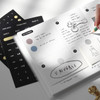 Usage example - 2NUL Drawing days paper sticker set of 5 sheets