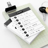 Usage example - 2NUL Drawing days paper sticker set of 5 sheets