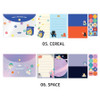 Cereal, Space - ICONIC Letter and envelope set with PVC pouch