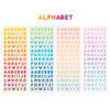 Alphabet sticker - ICONIC Jelly Alphabet and Number glitter sticker set