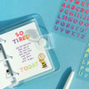 Usage example - ICONIC Jelly Alphabet and Number glitter sticker set