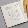 Usage example - Byfulldesign Making memory small and wide blank notebook