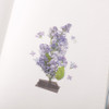 Appree Lilac pressed flower sticker