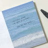 Usage example - Meri Film Gangneung beach memo writing notepad