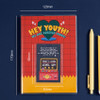Size - Ardium Kitsch small lined notebook with PVC cover