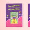 Purple - Ardium Kitsch small lined notebook with PVC cover