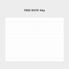 Free note - Indigo 2021 Colorful and Basic dated weekly diary planner