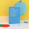 Blue - Indigo 2021 Colorful and Basic dated weekly diary planner