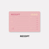Receipt - Gunmangzeung The memo my various sticky notepad