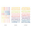 Option - Indigo Gold line PVC removable sticker