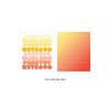 Alphabet yellow red - Indigo Color and Gradation Alphabet sticker set