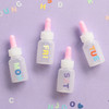 Usage example - Indigo Color and Gradation Alphabet sticker set