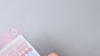 Indigo Color and Gradation Alphabet sticker set