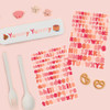 Usage example - Bookfriends Colorful Alphabet translucent sticker set