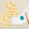 Usage example - Bookfriends Colorful Alphabet translucent sticker set
