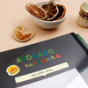 Usage example - Bookfriends Colorful Alphabet translucent sticker set