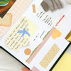 Usage example - Indigo Point deco decorative paper sticker pack 50 sheets