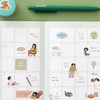02 Stay Home - Indigo Daily life removable sticker seal 1-10