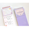 PLEPLE One day to 100 days dateless checklist planner 