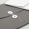 Button string closure - PAPERIAN Recycled paper A4 document envelope file folder