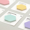 30 sheets - PAPERIAN Hexagon large planner bookmark sticky notepad