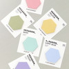 PAPERIAN Hexagon large planner bookmark sticky notepad