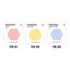 Color - PAPERIAN Hexagon large planner bookmark sticky notepad