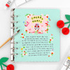 Usage example - 2NUL Biscuit wide A6 6 ring blank note paper refill set