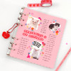Usage example - 2NUL Biscuit wide A6 6 ring blank note paper refill set
