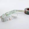 Mint green vintage lettering paper masking tape