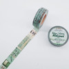 Mint green vintage lettering paper masking tape