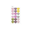 Mix 1 - ICIEL Newtro large check heart paper sticker set