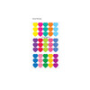 Festival - ICIEL Newtro medium check heart paper sticker set