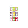 Mix 1 - ICIEL Newtro medium check heart paper sticker set