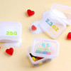 03 Basic Number - Wanna This Square Alphabet Number paper sticker set