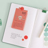 Usage example of  Indigo Prism 200 Hardcover Lined Notebook With Elastic Band