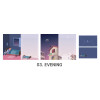 03 Evening - ICONIC Haru letter and envelope set