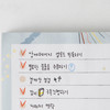 Usage example - SOSOMOONGOO Sojak5 Happy hobby memo checklist notepad