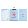 TATA - BT21 Dream baby A4 size clipboard holder with notepad set